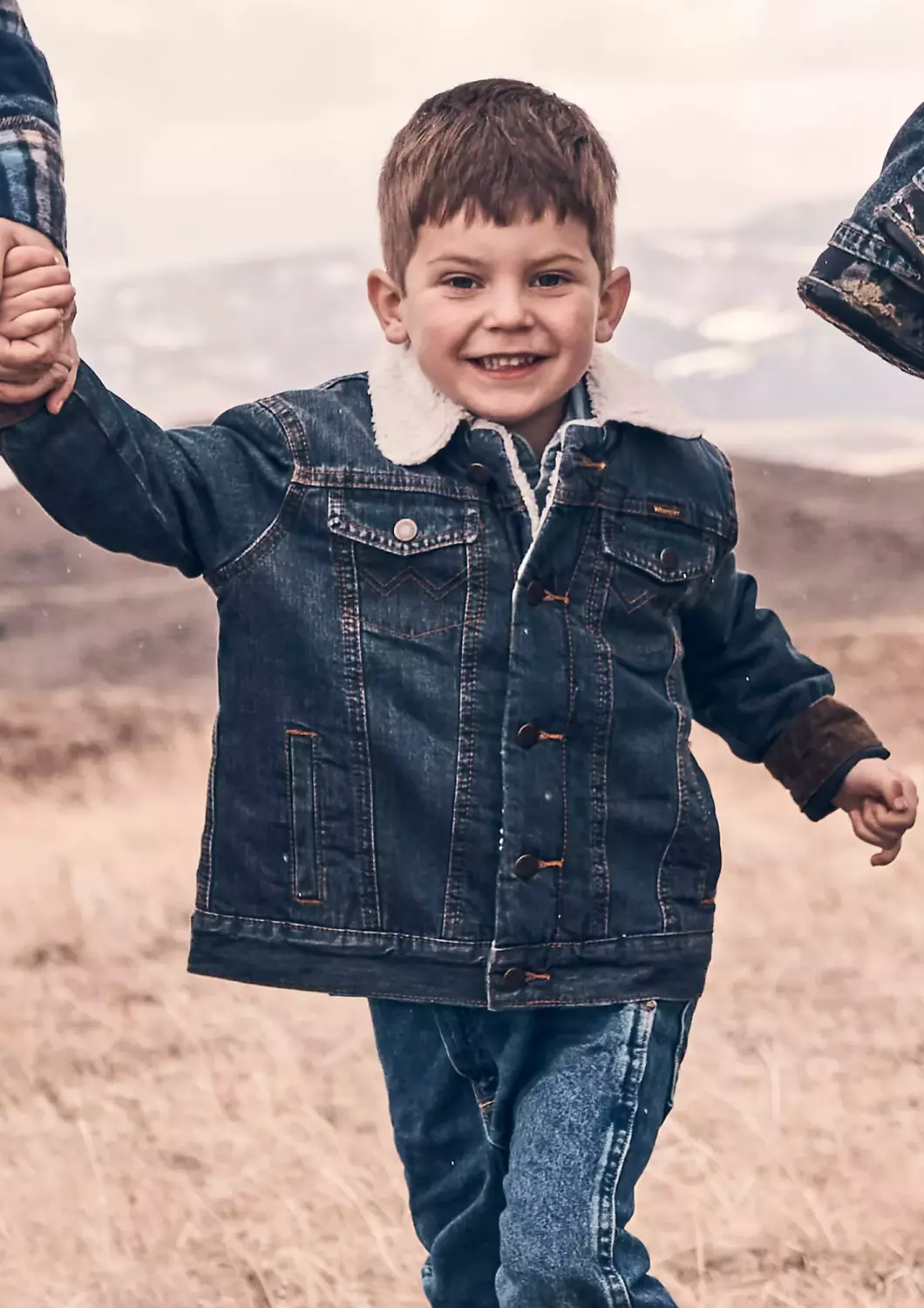 Youth - Sherpa lined Denim Jacket - Wrangler