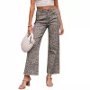 Leopard Wide Leg Jeans - Ranch Life