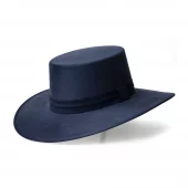 Blue Suede Finish Western Fashion Hat - Western Express
