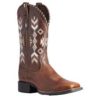 WMS Round Up Skyler Wide Square Toe Western Boot