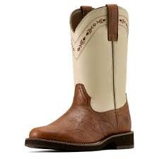WMS Kearney Round Toe Western Boot