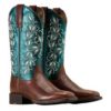 WMS Round Up Holly Wide Square Toe Western Boot