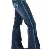 Pull-On Turquoise Hurricane Trousers - Cowgirl Tuff