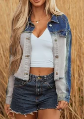 Dark n' light Denim Jacket - Ranch Life