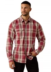 Red Retro Hawthorne Shirt - Ariat