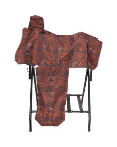 Tooled Leather Saddle Cover - Tough 1