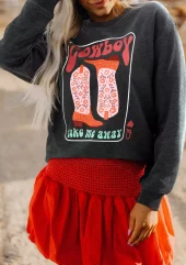 Cowboy Take Me Away Graphic Sweatshirt - Ranch Life