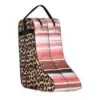 Twister Boot Bag Pink Serape Leopard Multicolor