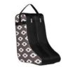 Twister Boot Bag Southwestern Nylon Print Black