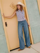 Bailey High Rise Wide Leg - Wrangler