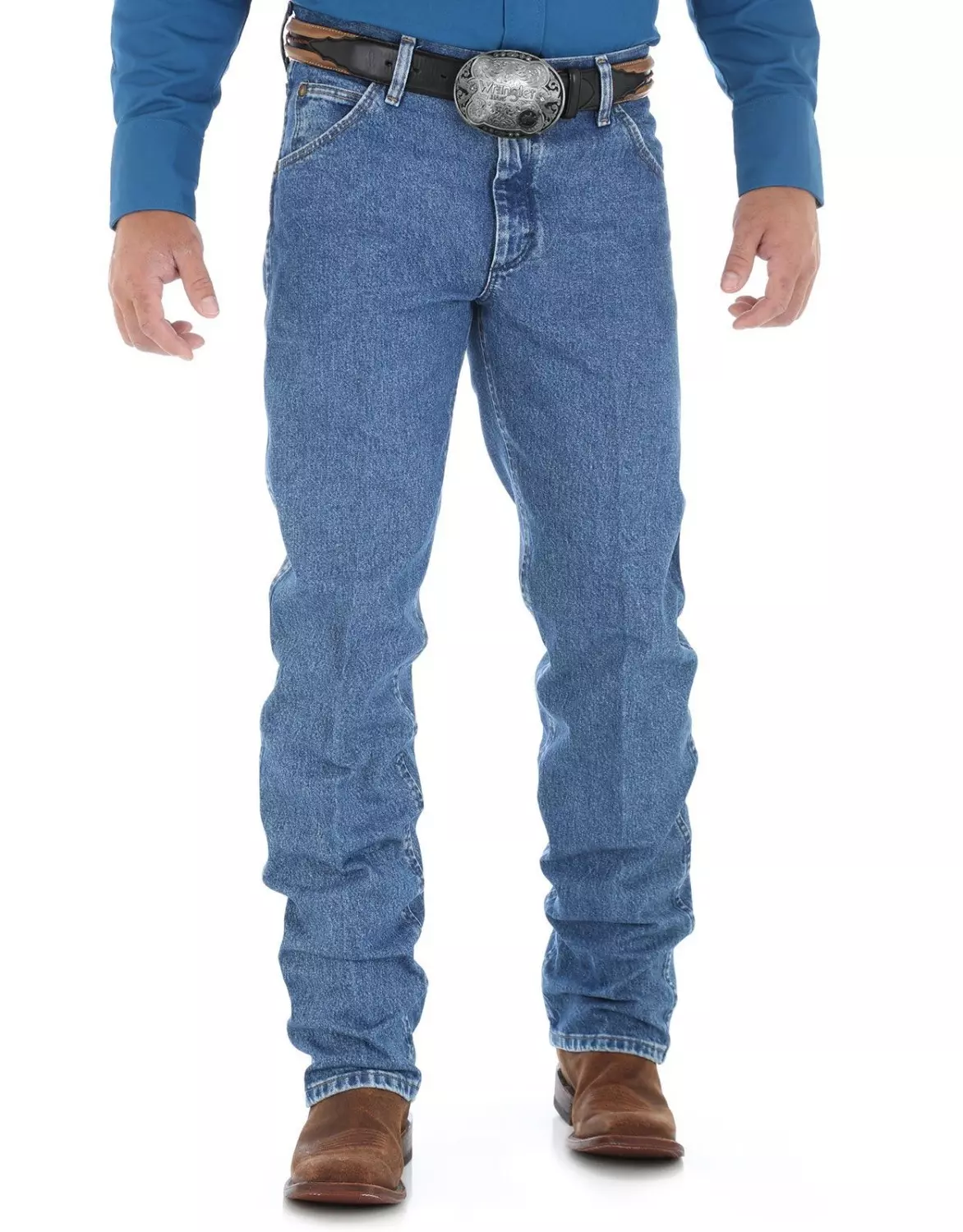 Wrangler Men's 47 Regular Mid Rise Regular Fit Tapered Leg Jeans