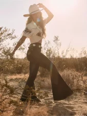Lainey Wilson x Wrangler Pull-On Bell Bottoms