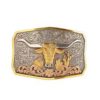 Beltespenne Longhorn Gold Silver Rose Nocona MF