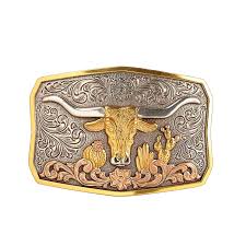 Beltespenne Longhorn Gold Silver Rose Nocona MF