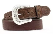 Brown Leather Tooled - Nocona MF