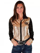Gold Foil SHirt - Cowgirl Tuff Co.