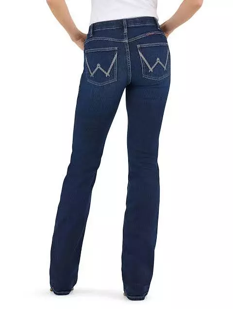 Dark blue URJ Willow Bootcut Jayla - Ultimate Riding Jeans - Wrangler