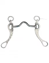 Cowboy Tack FG Light Weight Aliminium Engraved Medium Port