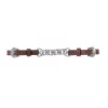 Basin Cowboy 4-1/2" Single Flat Link Chain Curb Strap - Weaver Equine