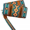 Blue Western Aztec Wristlet Wallet - Ranch Life