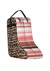 Boot Bag Pink Serape Leopard Multicolor - Twister