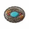 Oval Turkis Beltespenne - Blazin Roxx