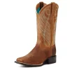 Round Up Wide Square Toe - Powder Brown - Ariat