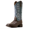 Round Up Holly - Chocolate Croc Print - Ariat