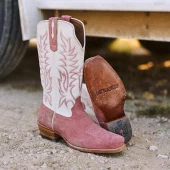 Arena Elite Square Toe - White - Durango