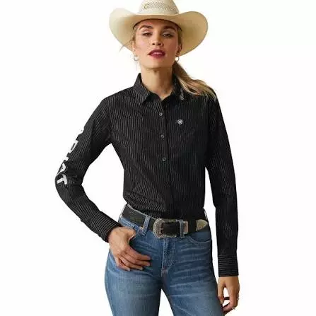 Team Kirby Logo Shirt - Svart - Ariat