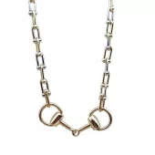 Tofarget smykke - Hestebitt - Silver N Accessories