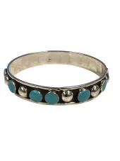 Turkis & Sølv Armbånd - Silver N Accessories