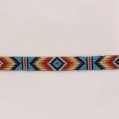 MF - Headband Beaded Strecth Aztec