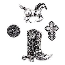 Assorted Pins Cowboy Set - Western Express