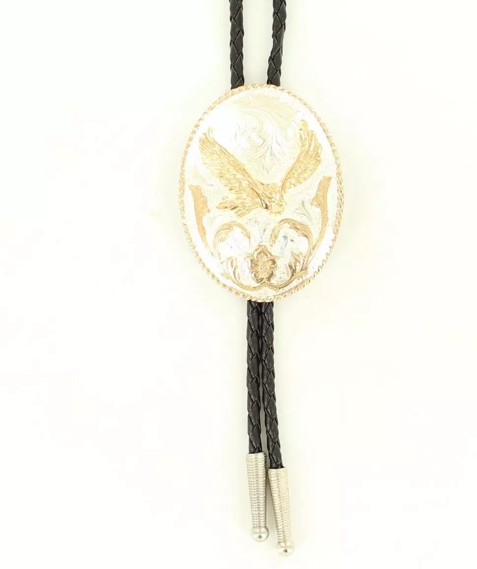 Oval Eagle - Bolo Tie - Crumrine