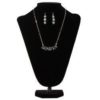 Silver Strike Ladies Earrings and Necklace Set Howdy Turquoise - MF