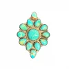 Real Turquoise And Silver Ring - Silver And Asseccories
