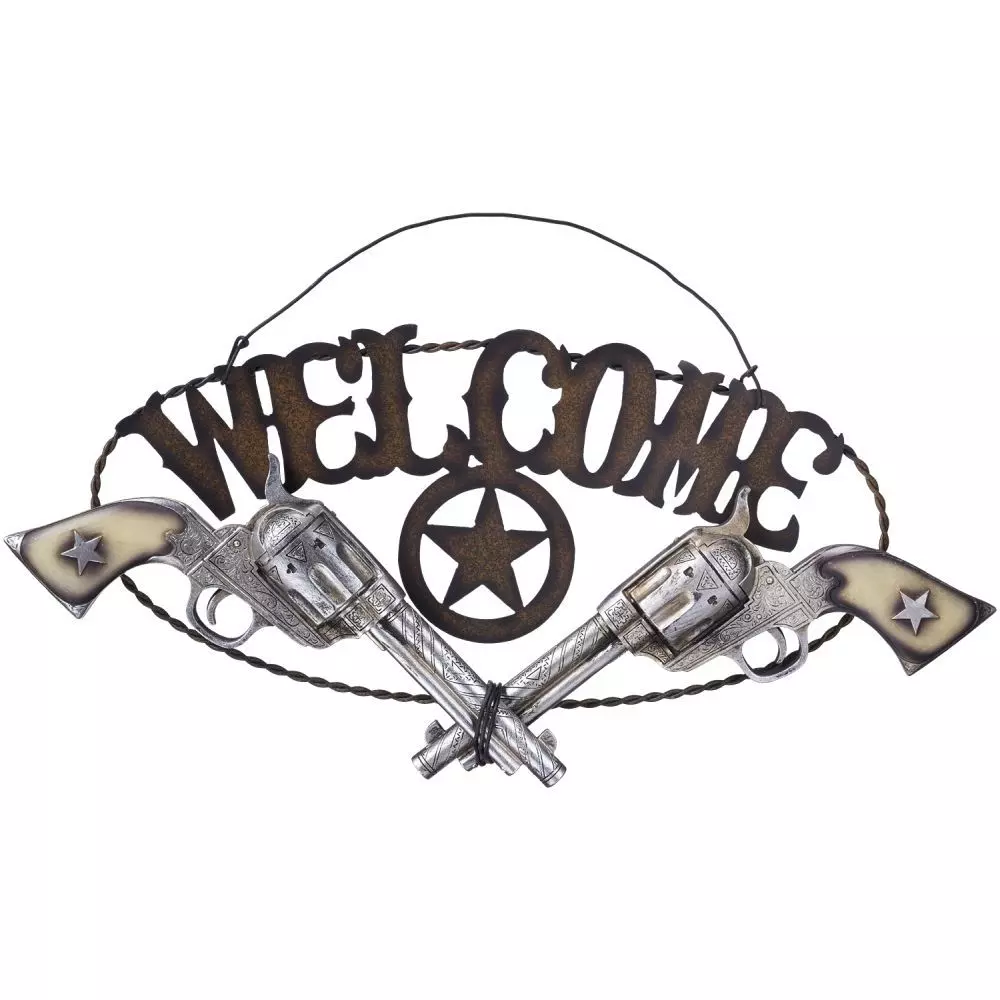 Pistols Welcome Skilt - Tough 1