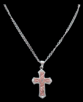 SLVR & COPPER CROSS - M&F