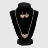 Silver Strike Set COWGIRL Heart Necklace Set - M&F