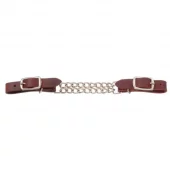 Royal King Leather Curb Strap with Double Chain - Tough 1