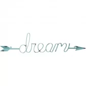 Metal Arrow "Dream" Wall Hanging