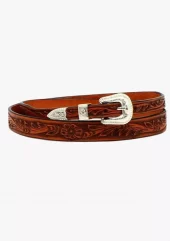 Twister - Hand Tooled Genuine Leather Hatband