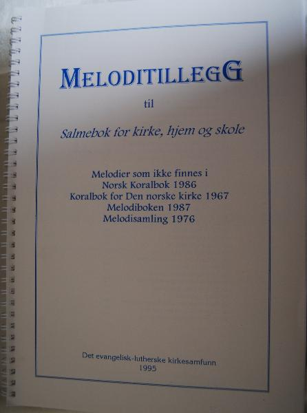 Meloditillegg til salmeboka