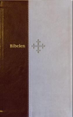 Bibel 2011, Medium, Beige/brun kunstskinn (BM)