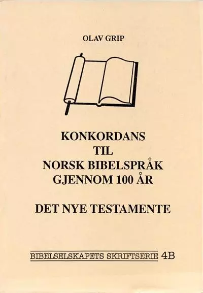 Konkordans til norsk bibelspråk gjennom 100 år - NT (2 bøker). Utsolgt fra forlaget!