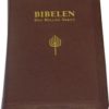 Bibelen - Den Hellige Skrift (88/07), Storskrift, Burgunder geiteskinn (BM)