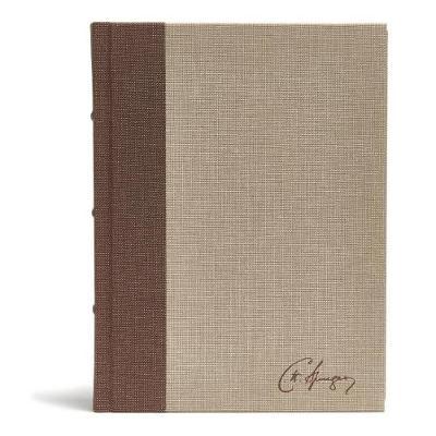 CSB - Spurgeon Study Bible, Brown/Tan Cloth Over Board