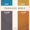 NIV - KJV - Nasb - Amplified, Parallel Bible, Hardcover - Four Bible Versions Together for Study and