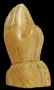 Figur oliventre, Bedende hender, 11 cm